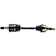 8-Piece Kit Front Axle Assembly, Automatic Transmission, Plug-In Style Inboard Housing, FWD, includes Brake Discs, Brake Pad Sets, and Control Arms