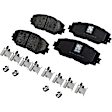 2010 Toyota Corolla Base - 8-Piece Kit Front, Driver and Passenger Side Axle Assembly, USA Built Vehicle, New, 1.8L 4Cyl  Includes (2) Axle Assembly, (2) Brake Disc, (1) Brake Pad Set, and (2) Control Arm
