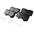 9-Piece Kit Front, Driver and Passenger Side, Upper and Lower Control Arm Kit, Includes (1) Brake Pad Set, (4) Control Arm, (2) Axle Assembly and (2) Brake Disc
