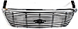 3-Piece Kit, Grille Chrome Shell with Black Insert, Includes (1) Fender, (1) Grille, and (1) Headlight