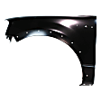 2006 Ford F-150 Lariat - 3-Piece Kit Grille, Chrome Shell with Black Insert,  Includes (1) Fender, (1) Grille, and (1) Headlight