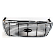 2006 Ford F-150 Lariat - 3-Piece Kit Grille, Chrome Shell with Black Insert,  Includes (1) Fender, (1) Grille, and (1) Headlight
