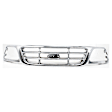 5-Piece Kit, Grille Chrome, RWD, For Models Without STX Edition, Includes (2) Fender, (1) Grille, and (2) Headlight