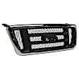 5-Piece Kit, Grille Chrome Shell with Dark Gray Insert, New Body Style, Includes (2) Fender, (1) Grille, and (2) Headlight
