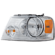 5-Piece Kit Driver and Passenger Side Halogen Headlight, With bulb(s), OE Replacement, Includes (2) Fender, (1) Grille Assembly and (2) Headlight