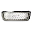 5-Piece Kit, Grille Chrome Shell with Beige Insert, Includes (2) Fender, (1) Grille, and (2) Headlight