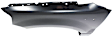 3-Piece Kit, Grille Chrome Shell with Black Insert, Includes (1) Fender, (1) Grille, and (1) Headlight