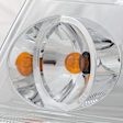 3-Piece Kit, Grille Chrome Shell with Black Insert, Includes (1) Fender, (1) Grille, and (1) Headlight