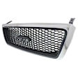 5-Piece Kit, Grille Chrome Shell with Black Insert, For Models With Appearance Package, Includes (2) Fender, (1) Grille, and (2) Headlight