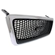 5-Piece Kit, Grille Chrome Shell with Black Insert, For Models With Appearance Package, Includes (2) Fender, (1) Grille, and (2) Headlight
