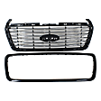 3-Piece Kit, Grille Black Shell with Chrome Insert, Includes (1) Fender, (1) Grille, and (1) Headlight