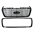 3-Piece Kit, Grille Black Shell with Chrome Insert, Includes (1) Fender, (1) Grille, and (1) Headlight