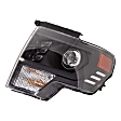 3-Piece Kit Driver Side LED Headlight, With bulb(s), OE Replacement, Includes (1) Fender, (1) Grille Assembly and (1) Headlight