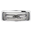 3-Piece Kit, Grille Chrome Shell with Painted Gold Insert, Includes (1) Fender, (1) Grille, and (1) Headlight