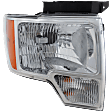 2010 Ford F-150 - 5-Piece Kit Grille, Chrome, For Models With  Package, CAPA Certified  Includes (2) Fender, (1) Grille, and (2) Headlight