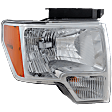 2010 Ford F-150 - 5-Piece Kit Grille, Chrome, For Models With  Package, CAPA Certified  Includes (2) Fender, (1) Grille, and (2) Headlight