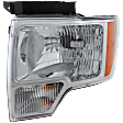 2010 Ford F-150 - 5-Piece Kit Grille, Chrome, For Models With  Package, CAPA Certified  Includes (2) Fender, (1) Grille, and (2) Headlight