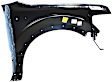 2011 Ford F-150 - 3-Piece Kit Grille, Chrome, For Models With  Package, CAPA Certified  Includes (1) Fender, (1) Grille, and (1) Headlight
