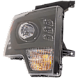 2014 Ford F-150 - 5-Piece Kit Grille, Chrome Shell with Painted Gold Insert, CAPA Certified  Includes (2) Fender, (1) Grille, and (2) Headlight