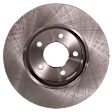 2-Wheel Set Front, Driver or Passenger Side Brake Disc and Pad Kit, Plain Surface, 5 Lugs, Ceramic, Pro-Line Series