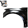 2-Piece Kit, Front, Driver Side Fender, For Models With Wheel Opening Molding and Active Park Assist System, CAPA Certified, Includes (1) Fender and (1) Headlight