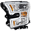2-Piece Kit, Front, Driver Side Fender, For Models With Wheel Opening Molding and Active Park Assist System, CAPA Certified, Includes (1) Fender and (1) Headlight