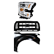 3-Piece Kit, Front, Passenger Side Fender, For Models With Wheel Opening Molding and Active Park Assist System, CAPA Certified, Includes (1) Fender, (1) Grille, and (1) Headlight