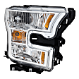 3-Piece Kit, Front, Passenger Side Fender, For Models With Wheel Opening Molding and Active Park Assist System, CAPA Certified, Includes (1) Fender, (1) Grille, and (1) Headlight
