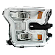 3-Piece Kit Passenger Side LED Headlight, Includes (1) Fender, (1) Grille Assembly, and (1) Headlight, CAPA Certified
