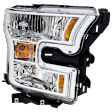 3-Piece Kit, Front, Passenger Side Fender, For Models With Wheel Opening Molding and Active Park Assist System, CAPA Certified, Includes (1) Fender, (1) Grille, and (1) Headlight