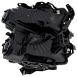 5-Piece Kit, Front, Driver and Passenger Side Fender, For Models With Wheel Opening Molding and Active Park Assist System, CAPA Certified, Includes (2) Fender, (1) Grille, and (2) Headlight