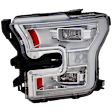 3-Piece Kit Driver Side LED Headlight, With bulb(s), OE Replacement, Crew Cab Pickup, CAPA Certified, Includes (1) Fender, (1) Grille Assembly and (1) Headlight