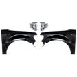 4-Piece Kit, Front, Driver and Passenger Side Fender, CAPA Certified, Includes (2) Fender and (2) Headlight