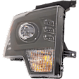 5-Piece Kit Driver and Passenger Side LED Headlight, With bulb(s), OE Replacement, Includes (2) Fender, (1) Grille Assembly and (2) Headlight