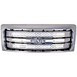 3-Piece Kit Driver Side LED Headlight, Includes (1) Fender, (1) Grille Assembly, and (1) Headlight