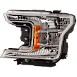 2-Piece Kit Driver Side Halogen Headlight, With bulb(s), OE Replacement, CAPA Certified, Includes (1) Fender and (1) Headlight