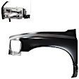 2-Piece Kit, Front, Driver Side Fender, Includes (1) Fender and (1) Headlight