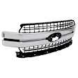 3-Piece Kit Driver Side Halogen Headlight, Includes (1) Fender, (1) Grille Assembly, and (1) Headlight, CAPA Certified