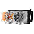 4-Piece Kit Driver and Passenger Side Halogen Headlight, With bulb(s), New Body Style, OE Replacement, Includes (2) Fender and (2) Headlight