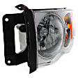 4-Piece Kit Driver and Passenger Side Halogen Headlight, With bulb(s), New Body Style, OE Replacement, Includes (2) Fender and (2) Headlight