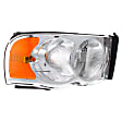 2-Piece Kit Passenger Side Halogen Headlight, With bulb(s), New Body Style, OE Replacement, Includes (1) Fender and (1) Headlight