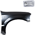 2-Piece Kit, Front, Passenger Side Fender, Includes (1) Fender and (1) Headlight