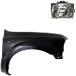 2-Piece Kit, Passenger Side Fender, CAPA Certified, Includes (1) Fender and (1) Headlight