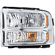 2-Piece Kit Driver Side Halogen Headlight, With bulb(s), OE Replacement, Includes (1) Fender and (1) Headlight