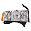 2002 Dodge Ram 1500 SLT - 3-Piece Kit Grille, Chrome, For Models With Sport Package, Old Body Style,  Includes (1) Fender, (1) Grille, and (1) Headlight