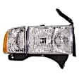 2002 Dodge Ram 1500 SLT - 3-Piece Kit Grille, Chrome, For Models With Sport Package, Old Body Style,  Includes (1) Fender, (1) Grille, and (1) Headlight