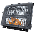 5-Piece Kit, Grille Painted Black Shell with Chrome Insert, Includes (2) Fender, (1) Grille, and (2) Headlight