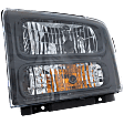 5-Piece Kit, Grille Painted Black Shell with Chrome Insert, Includes (2) Fender, (1) Grille, and (2) Headlight