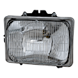 3-Piece Kit, Grille Painted Black Shell with Chrome Insert, Includes (1) Fender, (1) Grille, and (1) Headlight