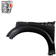 2-Piece Kit Driver Side Halogen Headlight, With bulb(s), OE Replacement, Includes (1) Fender and (1) Headlight